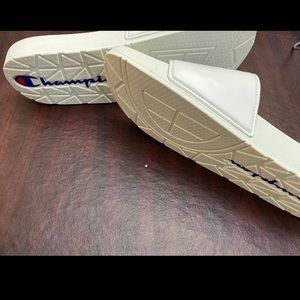 Champion white slides
